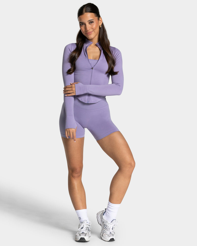 Femme Shaping Zip Jacke "Lavendel"