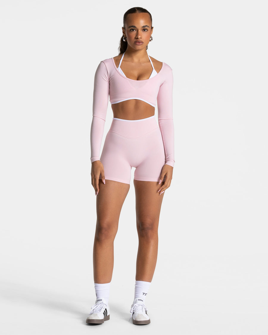 Contrastline Longsleeve "Rosa"