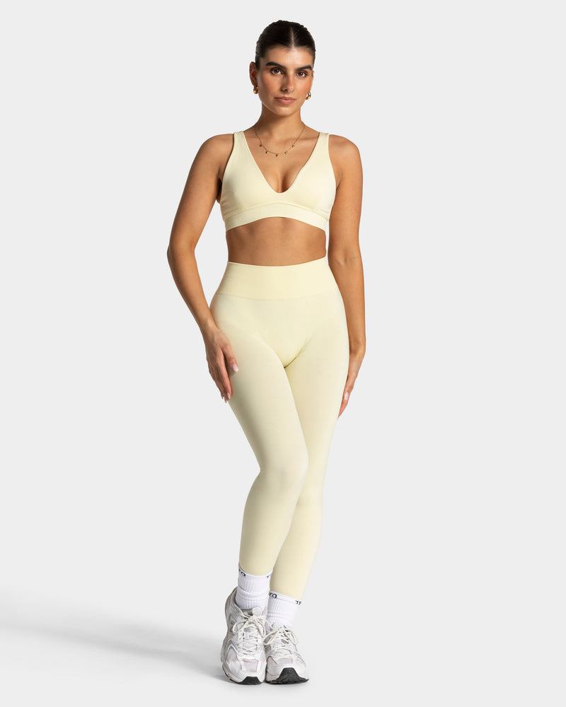 Timeless Pro Covert Scrunch Leggings "Butter Yellow"