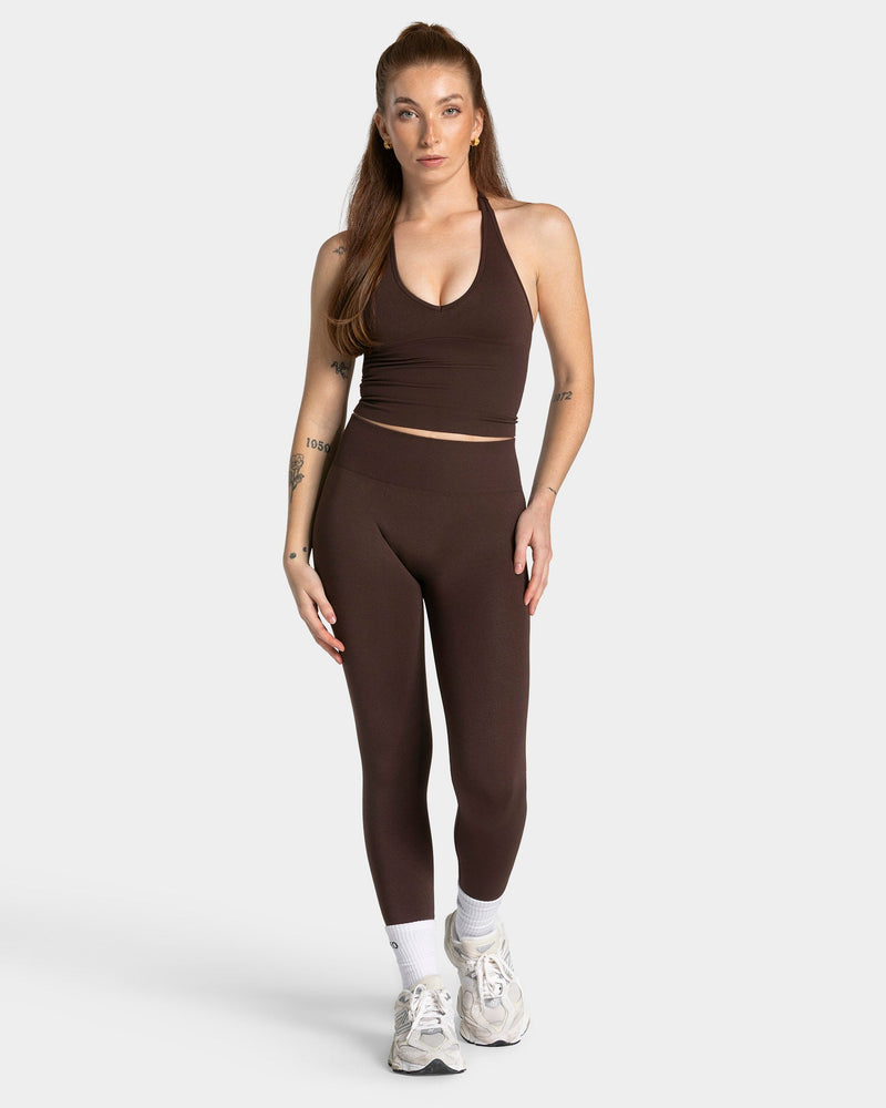 Timeless Pro Neckholder Top "Espresso"