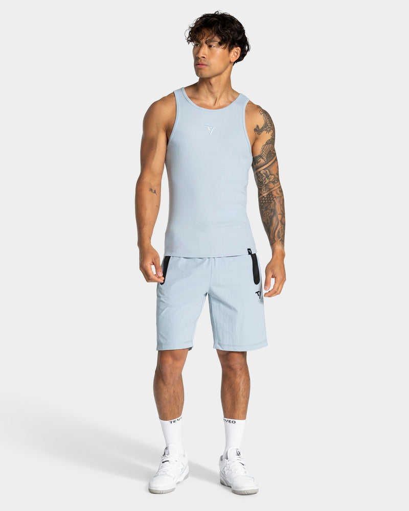Workout Shorts "Stahlblau"