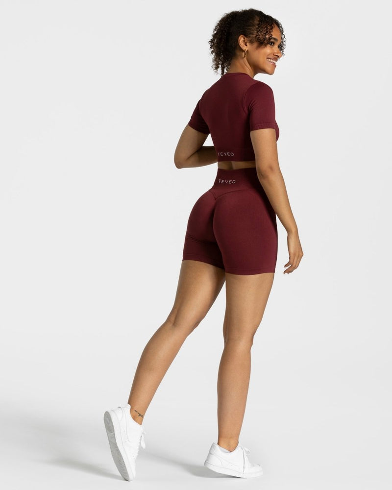 Sensation Shorts "Weinrot"