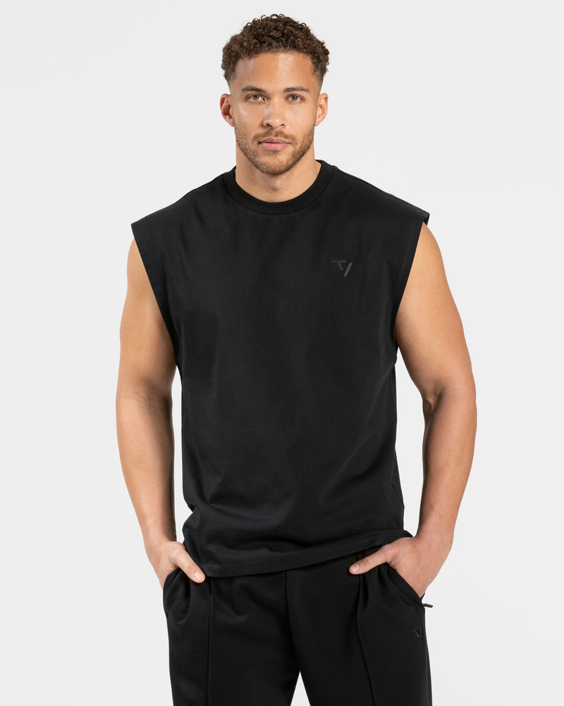 Contrastline Oversized Tank Schwarz